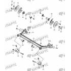 Back shaft-disc brake